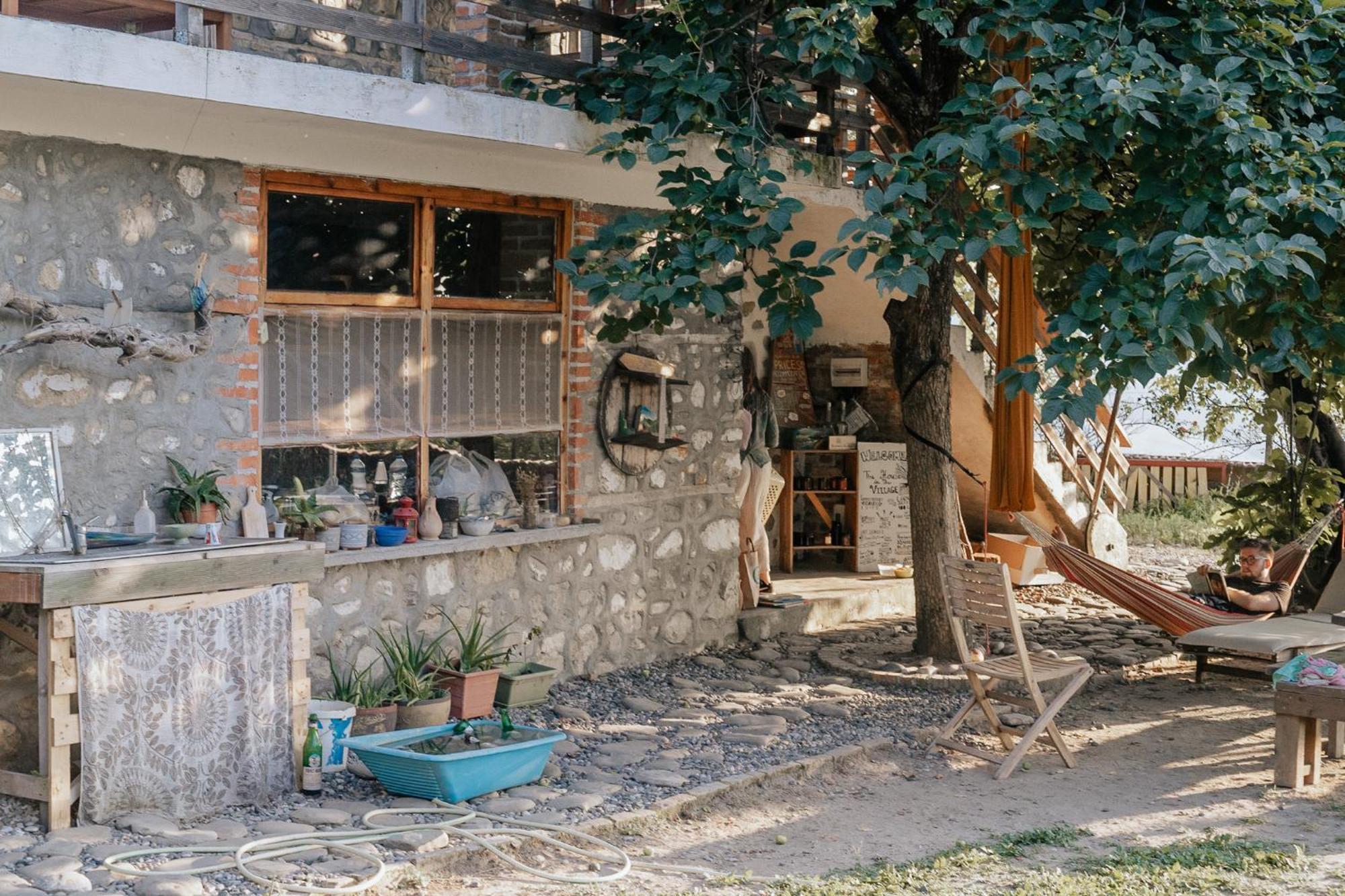 The House In The Village Pellumbas Экстерьер фото